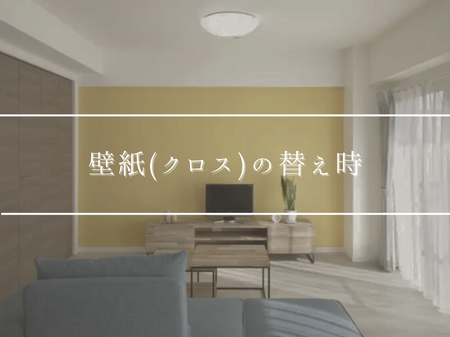 壁紙（クロス）の替え時💭