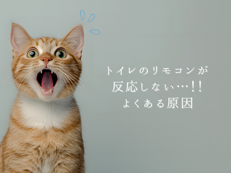 【トイレのリモコンが反応しない…🚽】よくある原因