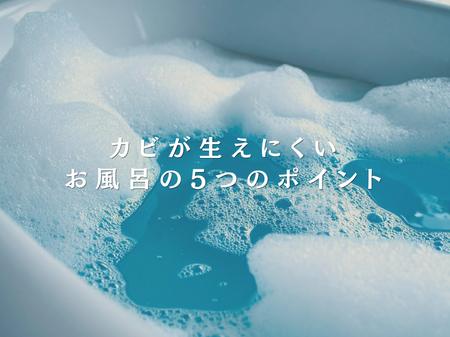 カビが生えにくいお風呂づくりのポイントとは？🛁✨